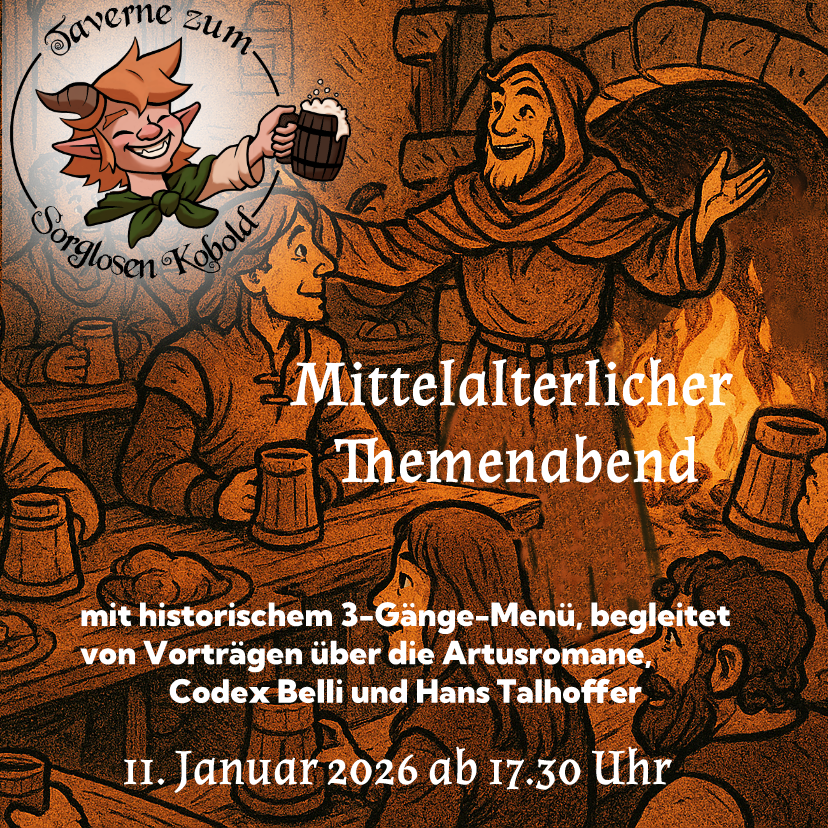 Vorträge über mittelalterliche Themen im Sorglosen Kobold
