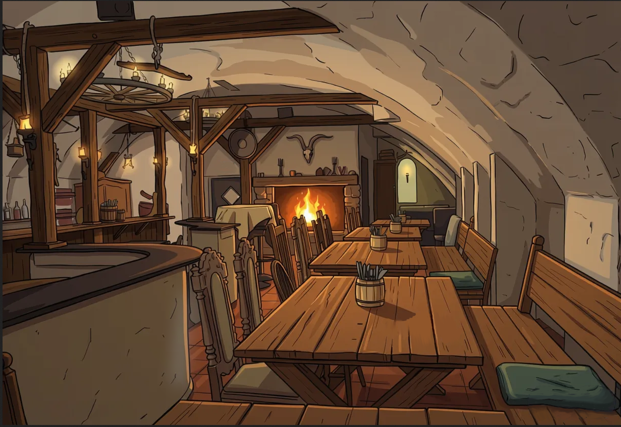 Leere Taverne