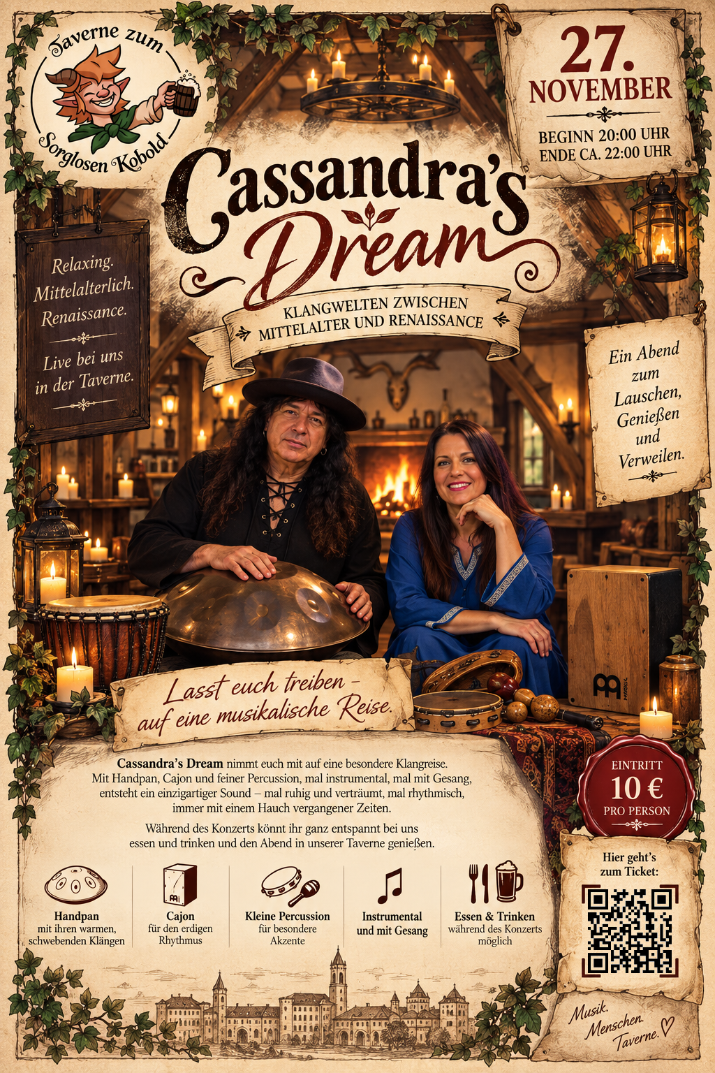 Event mit Cassandra's Dream